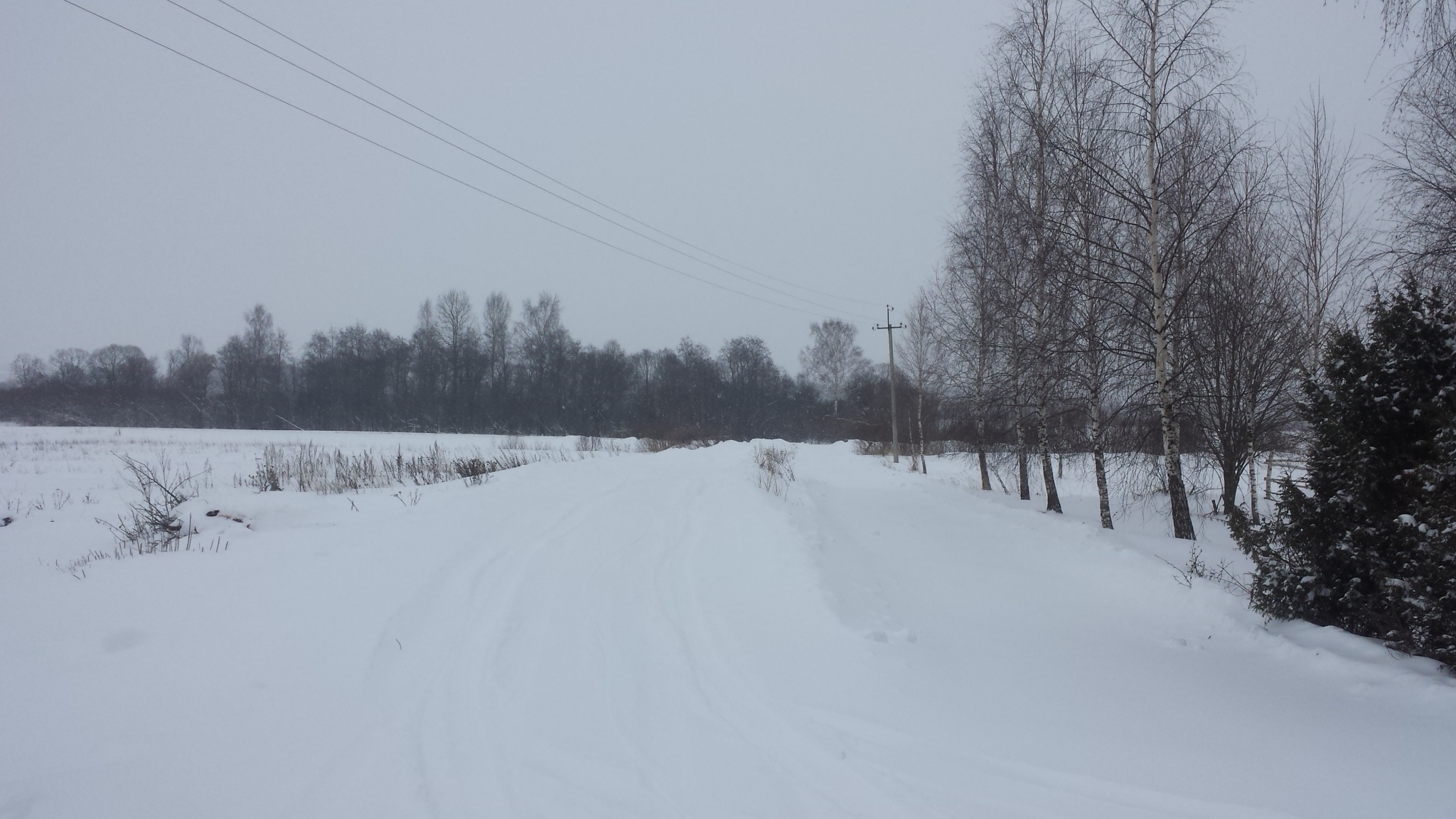 Зима в деревне